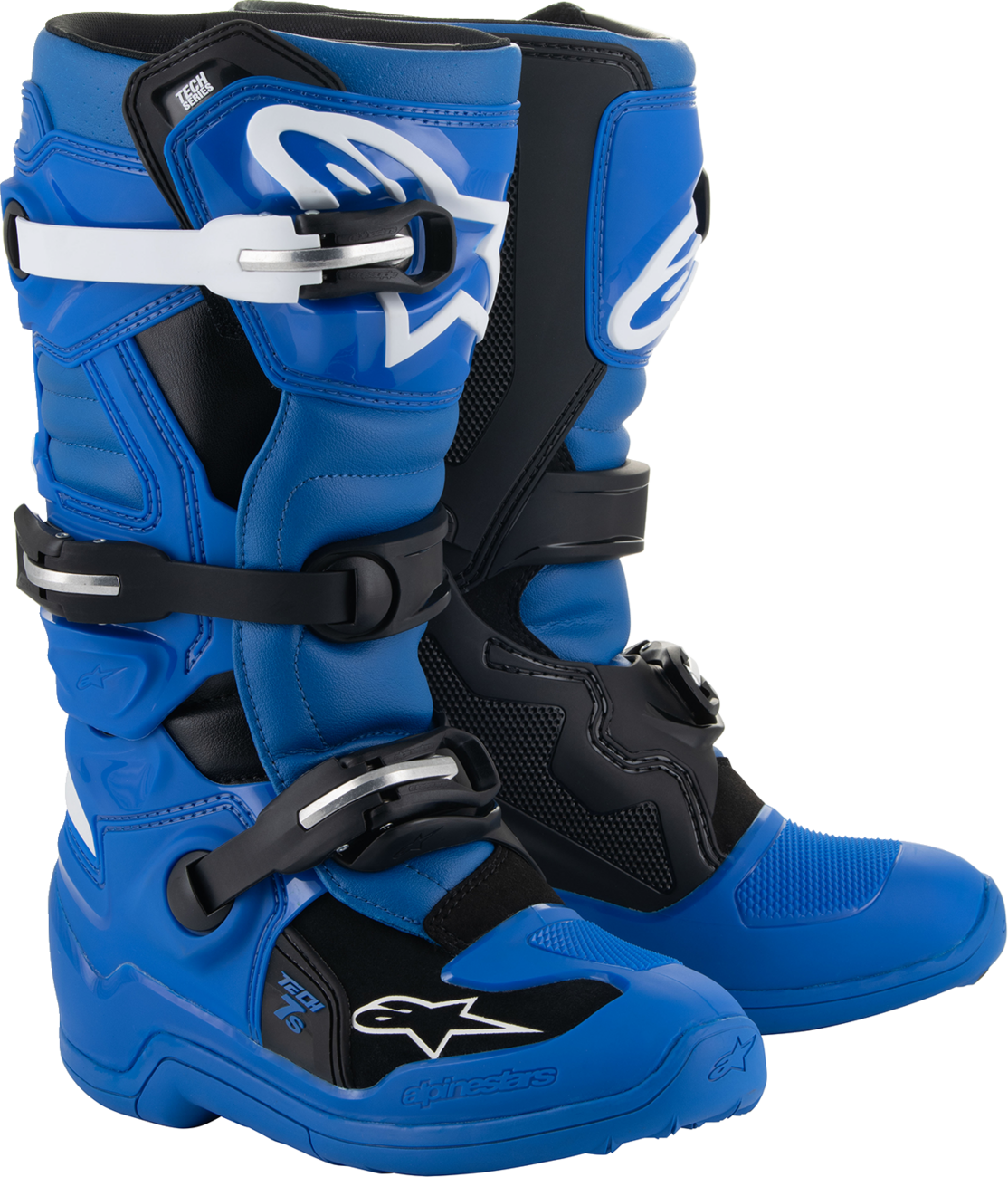 Youth - Alpinestars Tech 7S Boots - Blue/Black/White