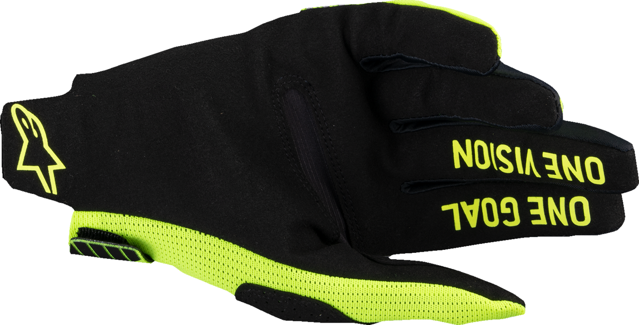 Adult - Alpinestars Radar Pro MX Gloves - Fluo Yellow