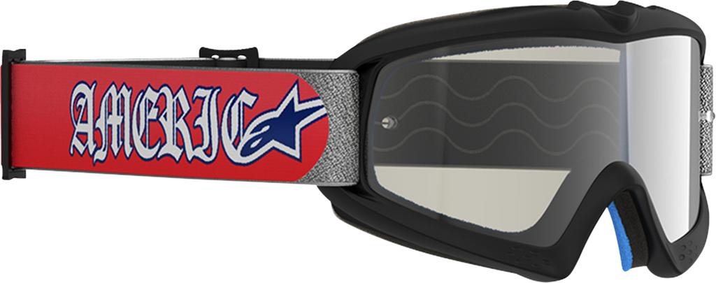 Alpinestars Youth Vision Corp Goggle - Merica 25 - Red/Blue