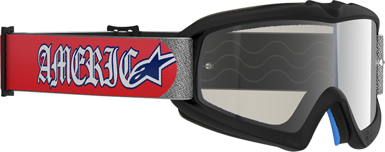 Alpinestars Youth Vision Corp Goggle - Merica 25 - Red/Blue