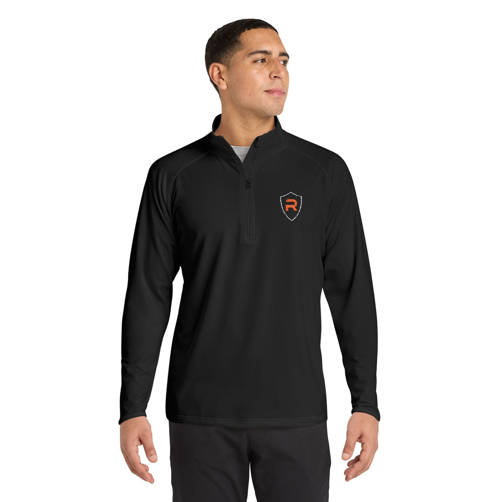 Reed Cycles Performance Quarter-Zip | Orange Edition