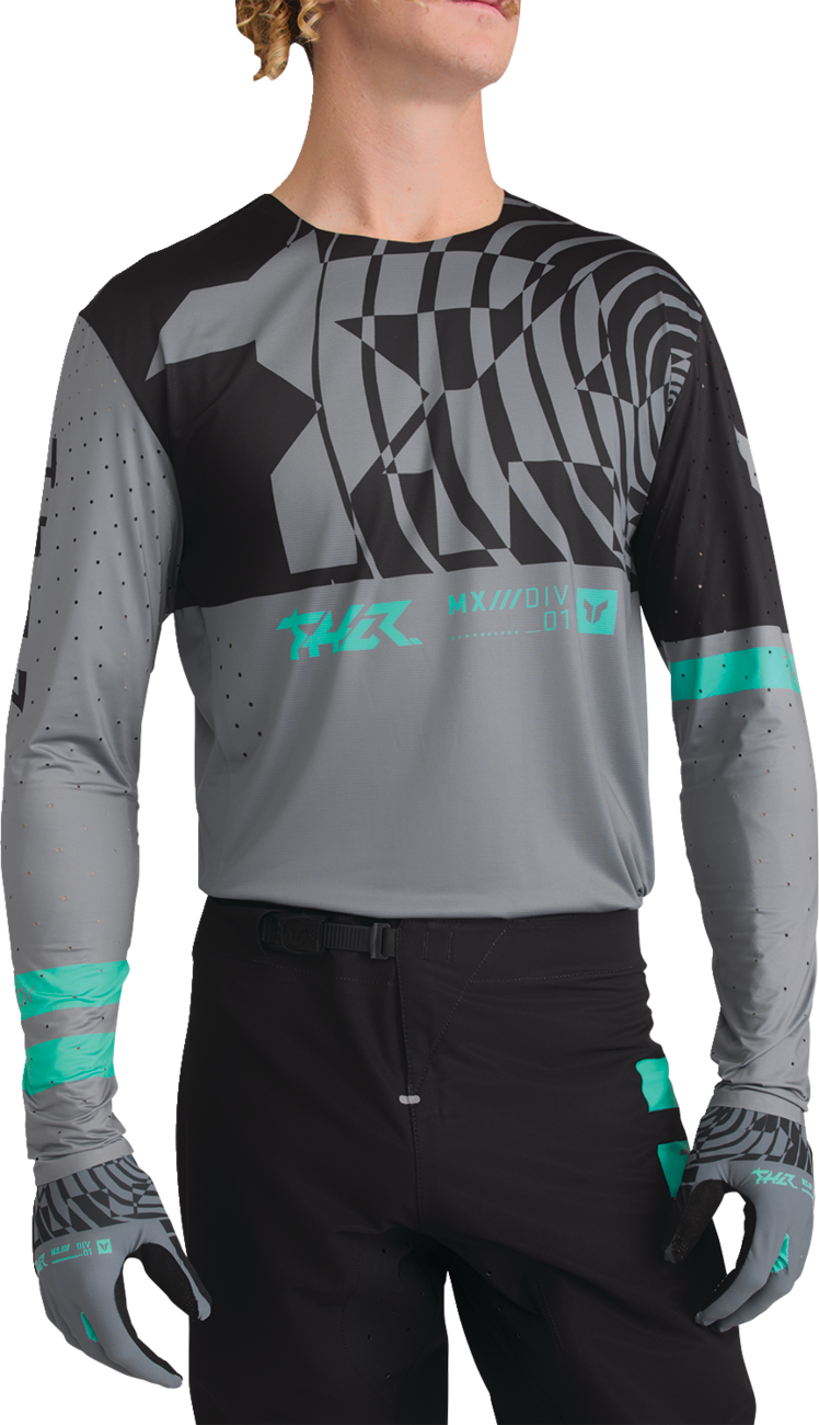 Adult - Thor Sportmode Mind Control Jersey - Charcoal/Black