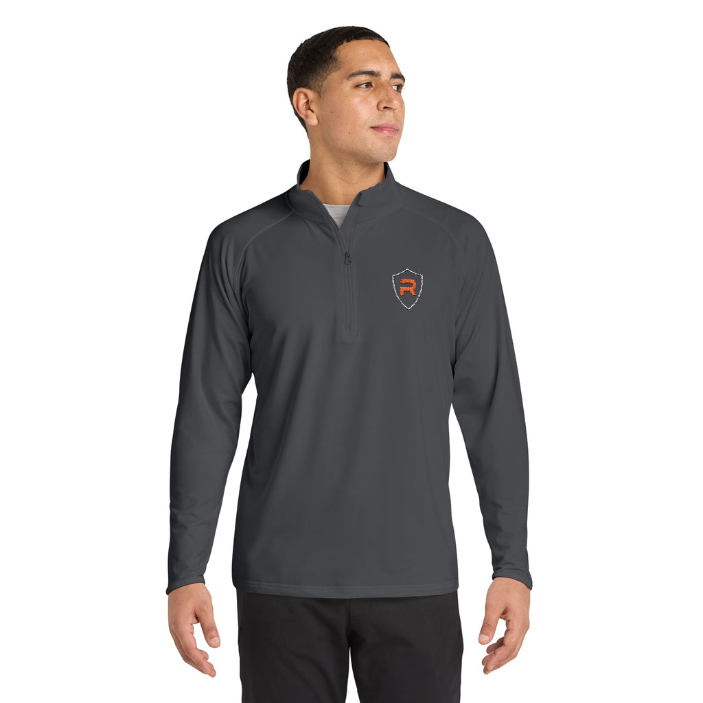 Reed Cycles Performance Quarter-Zip | Orange Edition