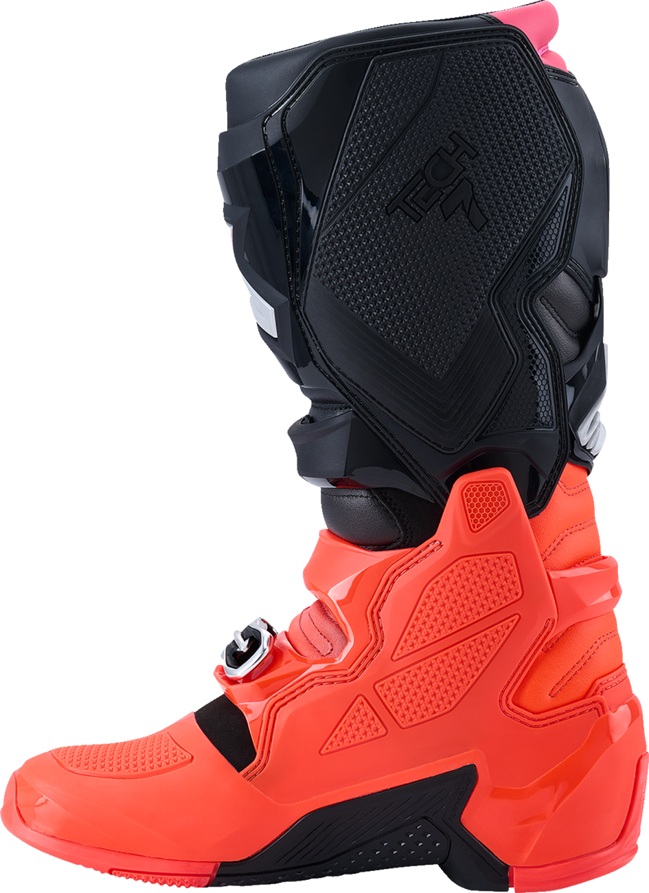 Adult - Alpinestars Tech 7 Boots - Black/Fluorescent Red/Fluorescent Pink