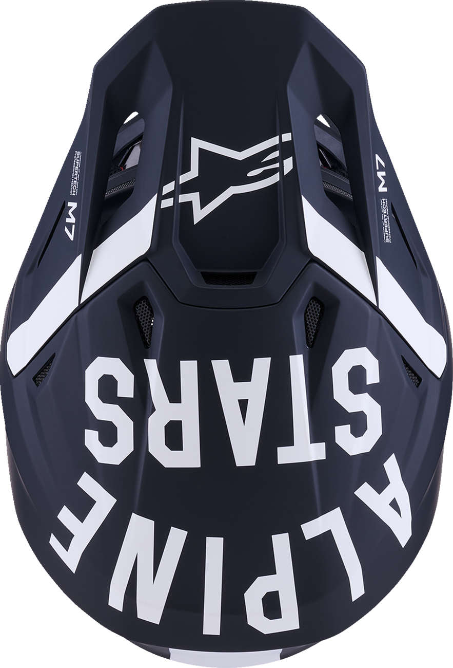 Adult - Alpinestars SM7 Dasher Helmet - Matte Black/White