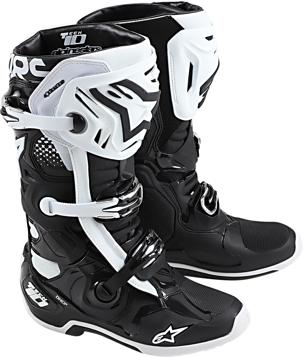 Adult - Alpinestars Tech 10 Boots - Black/White