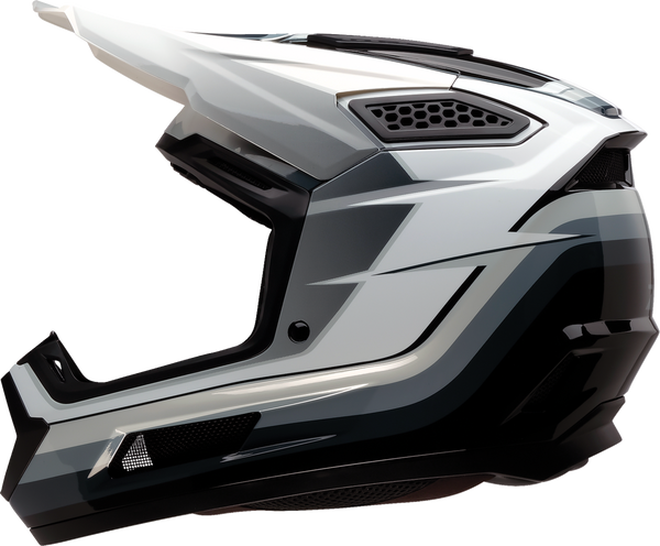 Adult - Z1R Dirt Maxx Vortex Helmet - Black/White/Gray