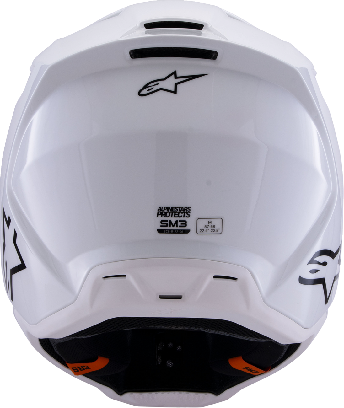 Adult - Alpinestars SM3 Solid Helmet - Gloss White