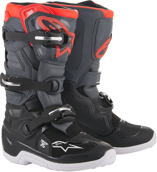 Youth - Alpinestars Tech 7S Boots - Black/Gray