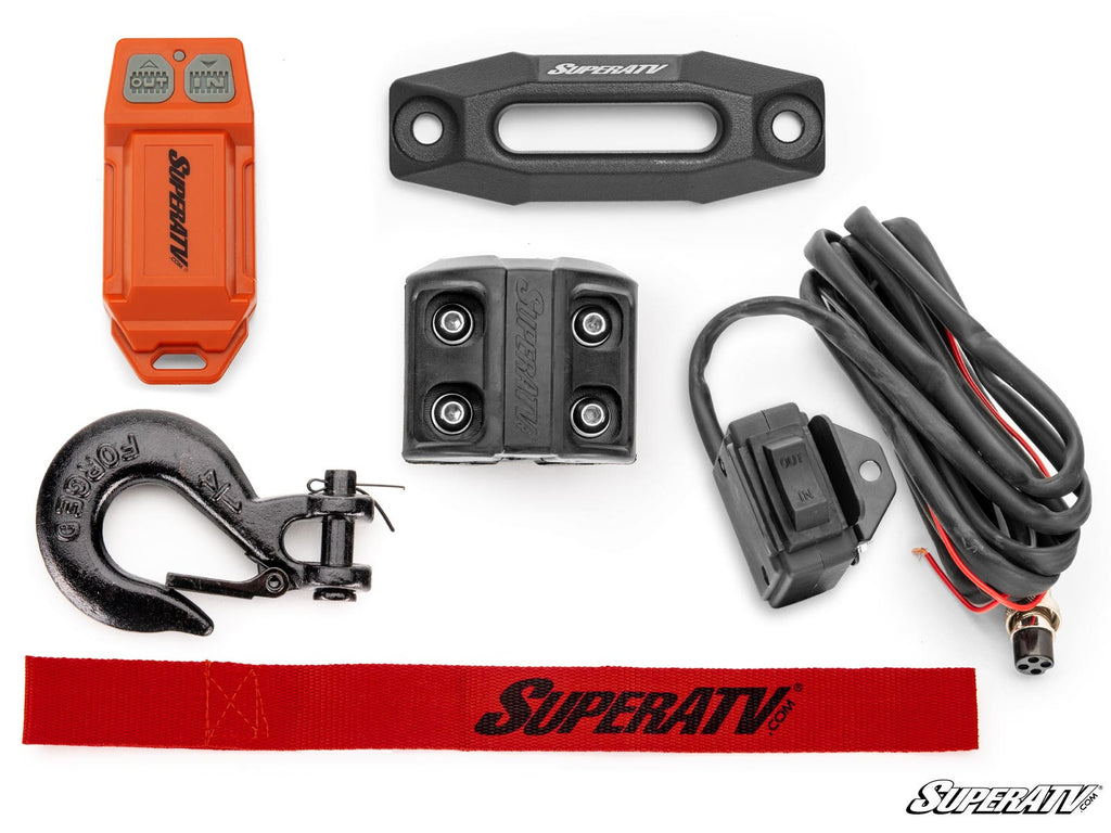 2500 LB. UTV/ATV WINCH (WITH WIRELESS REMOTE & SYNTHETIC ROPE)