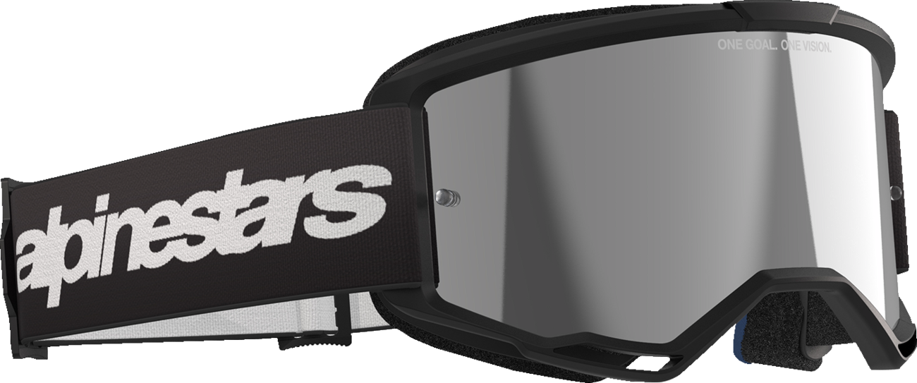Alpinestars Vision 3 Goggle - Wordmark - Black
