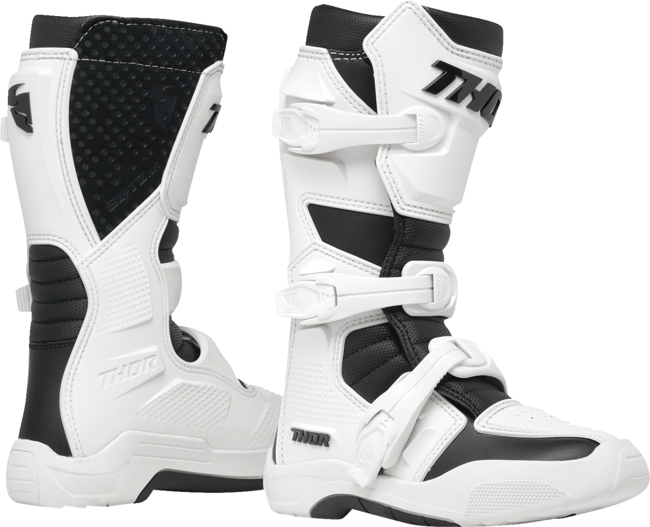 Youth - Thor Blitz XR Boots - White/Black