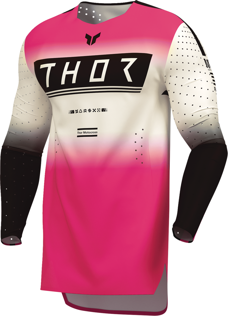 Adult - Thor Sportmode Geo Jersey - Vintage White/Pink