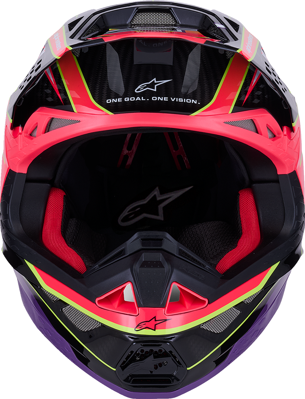 Adult - Alpinestars Supertech M10 Era MIPS® Helmet - Gloss Pink/Violet/Yellow Fluo