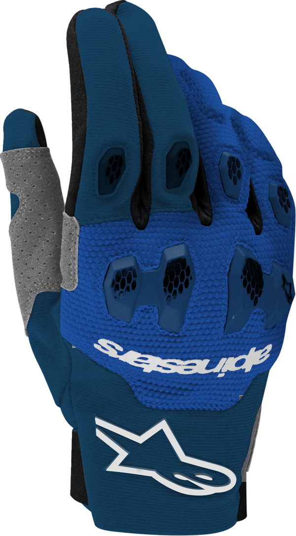 Adult - Alpinestars Pro-Dura Gloves - Navy/Bright Blue/White