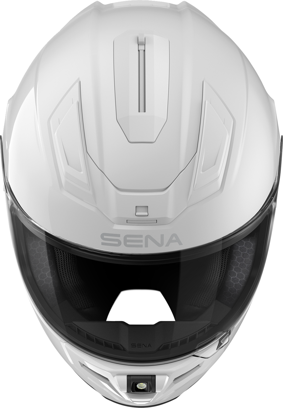 Adult - Sena Phantom Helmet - Gloss White