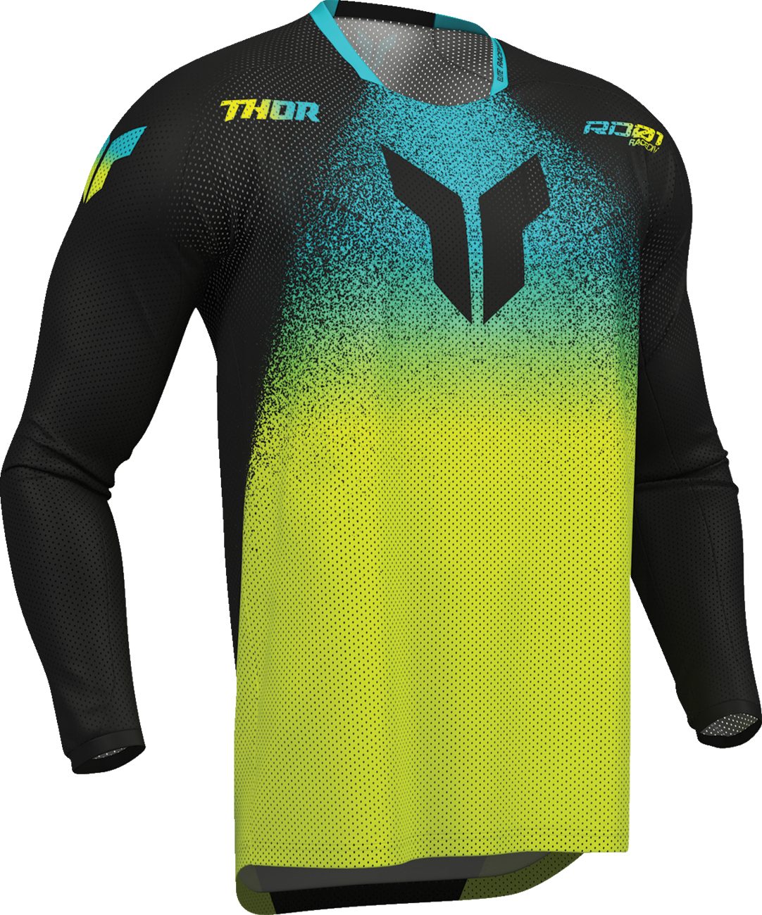 Adult - Thor Launchmode Air Darkside Jersey - Black/Acid