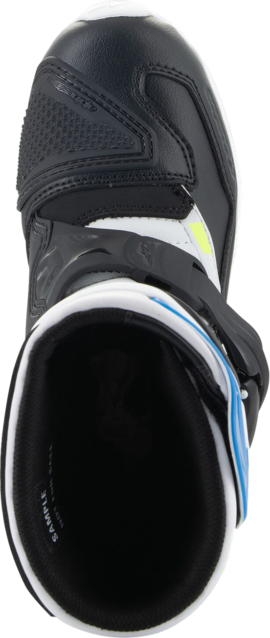Adult - Alpinestars Kids Tech 3S Boots - White/Black/Blue