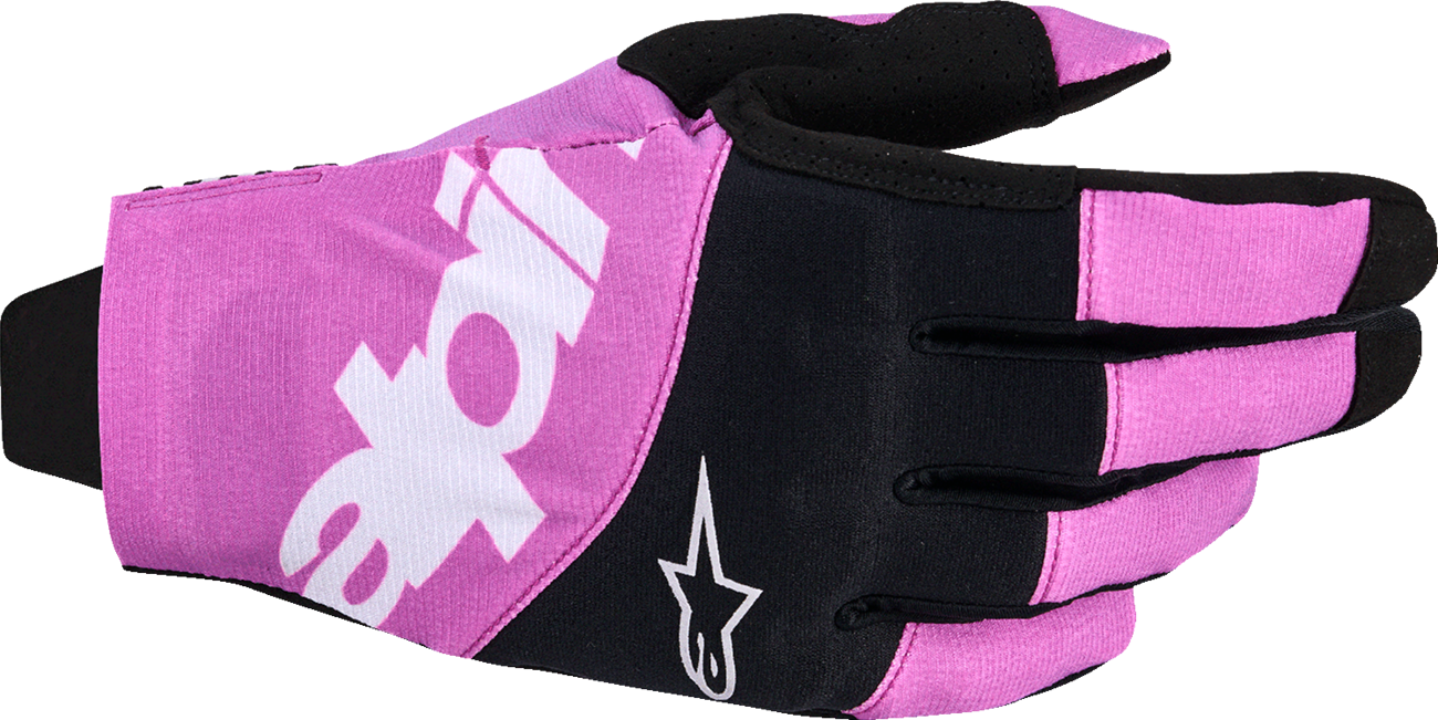 Adult - Alpinestars Techstar Gloves - Black/Light Gray/Purple