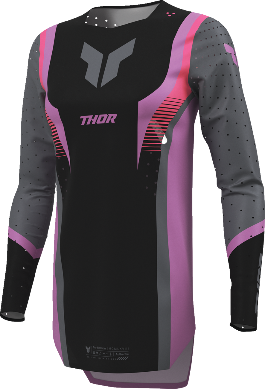 Adult - Thor Women's Sportmode Velocity Jersey - Black/Orchid