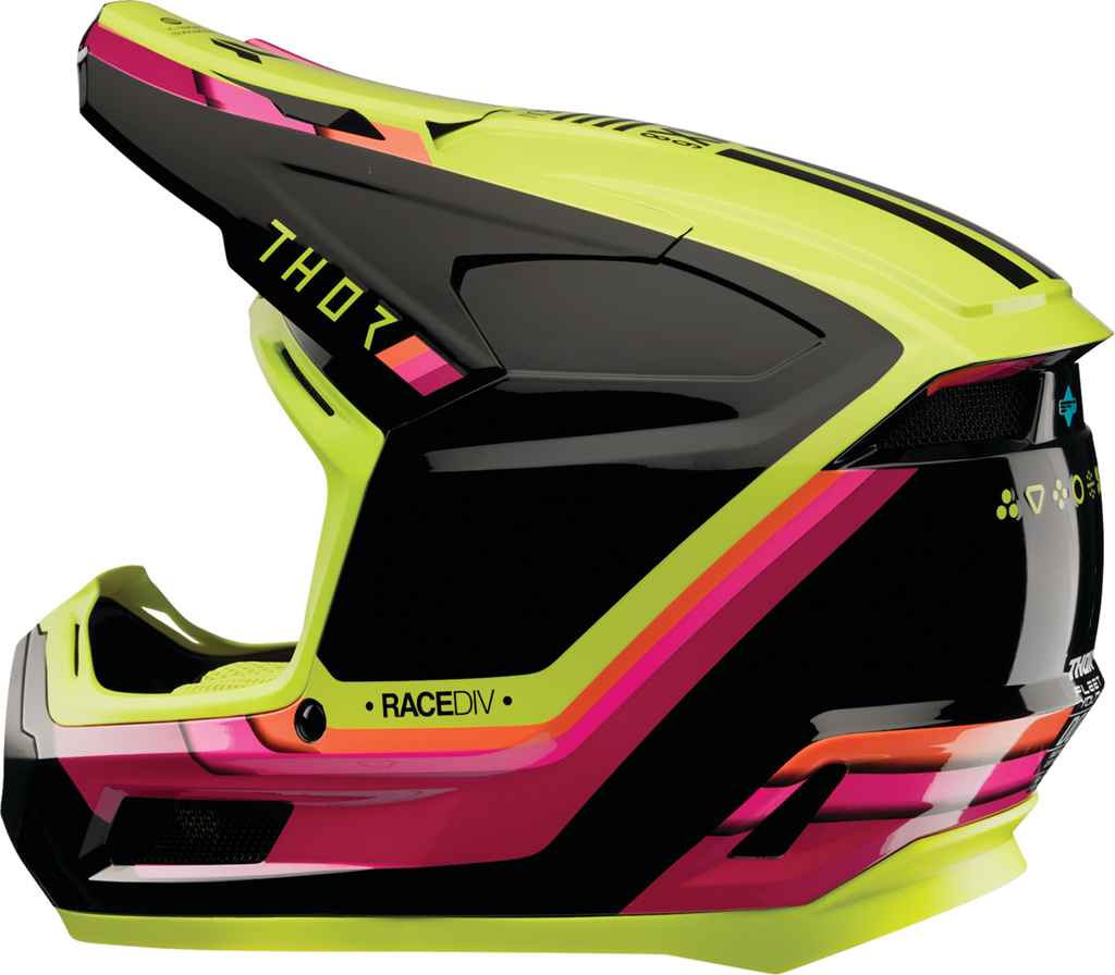 Youth - Thor Fleet Defy Helmet - Black/Acid