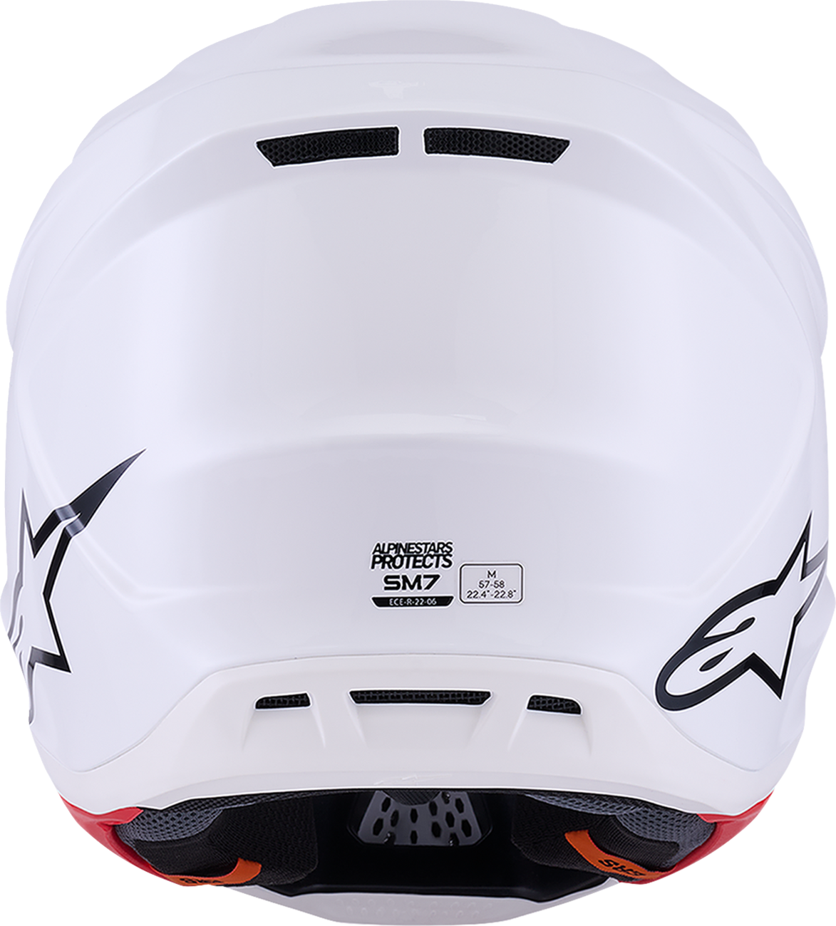 Adult - Alpinestars SM7 Solid Helmet - Gloss White