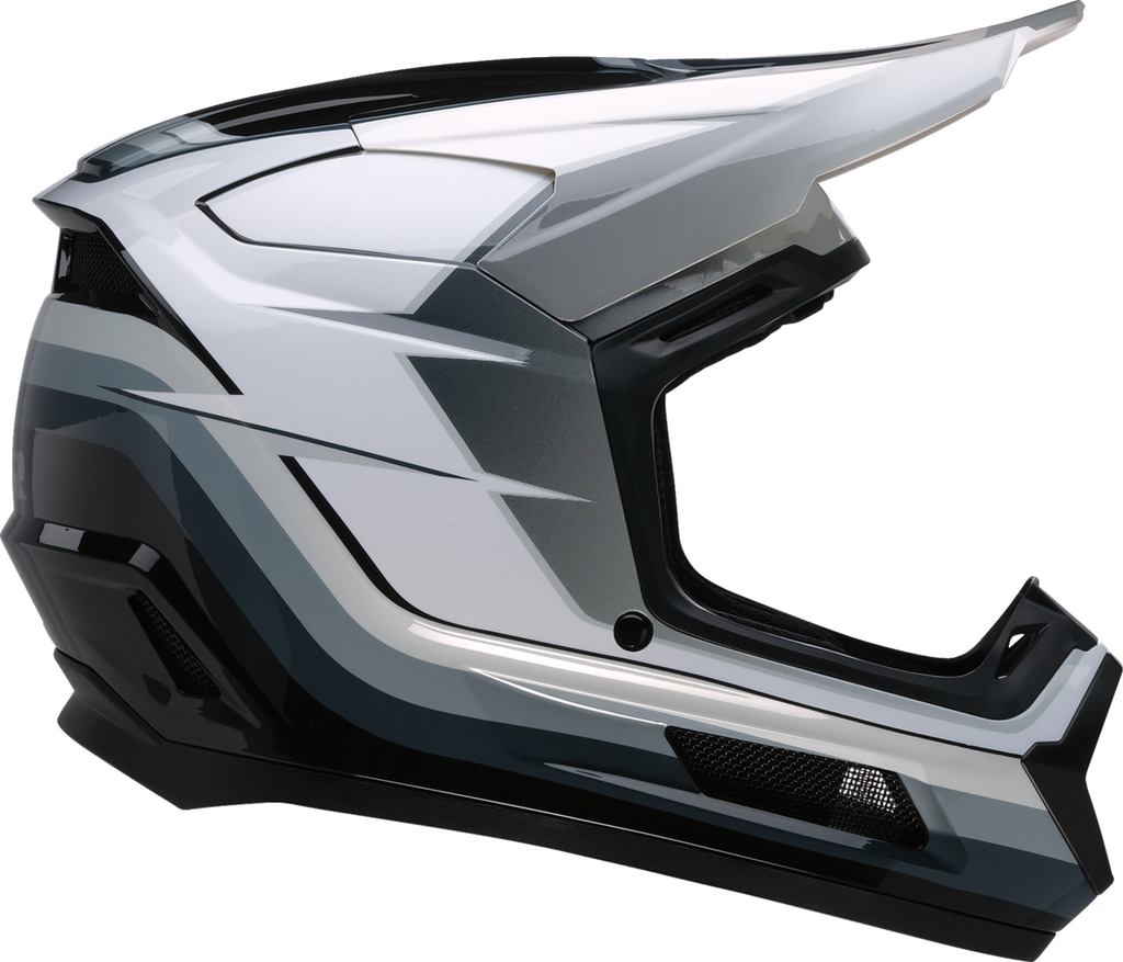 Youth - Z1R Dirt Maxx Vortex Helmet - Black/White/Gray