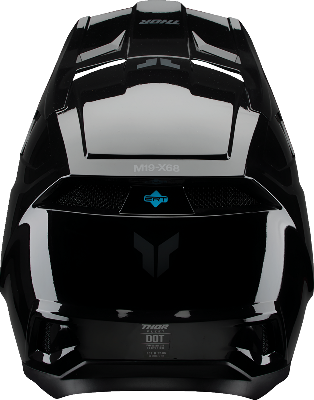 Youth - Thor Fleet Blackout Helmet - Gloss Black