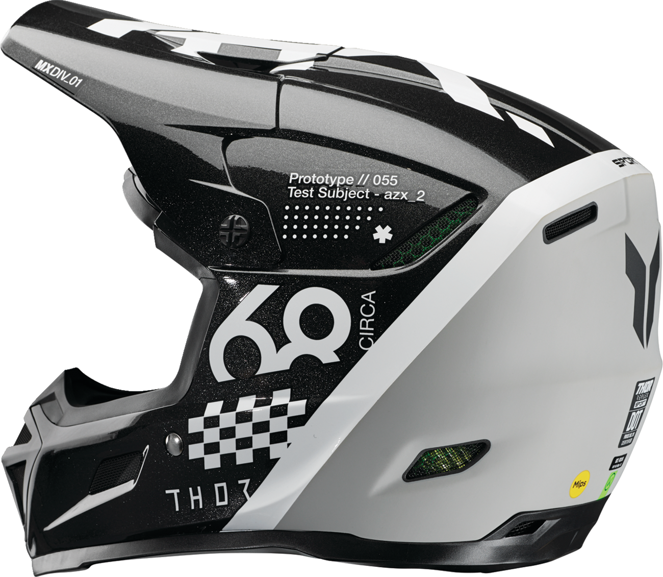 Adult - Thor Reflex Sport Riot MIPS® Helmet - Black/White