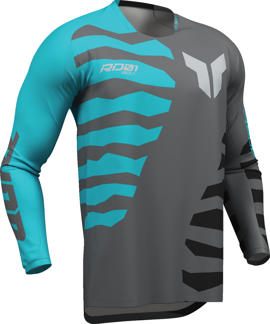 Adult - Thor Launchmode Shredder Jersey - Charcoal/Aqua