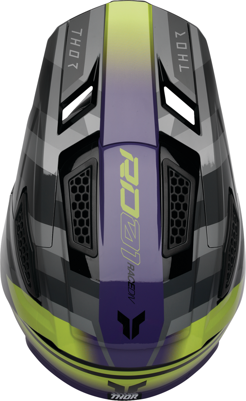 Adult - Thor Fleet Camber Helmet - Black/Purple