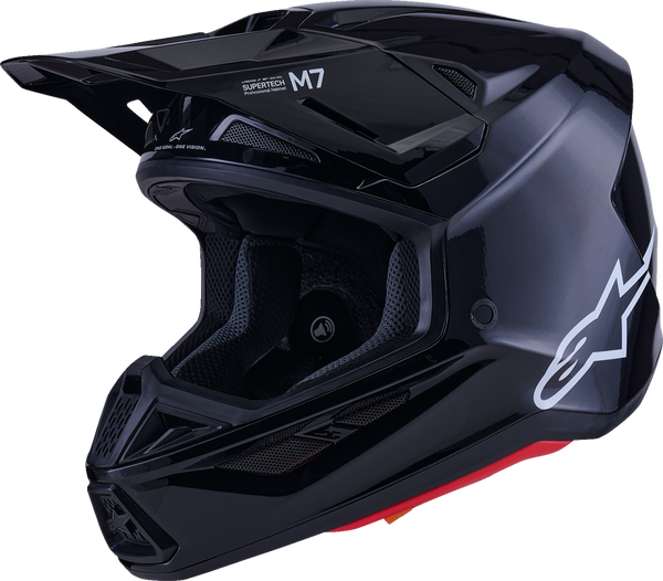 Adult - Alpinestars SM7 Solid Helmet - Gloss Black