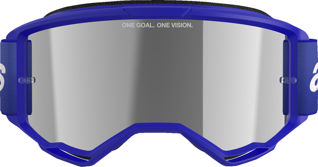 Alpinestars Vision 3 Goggle - Wordmark - Blue