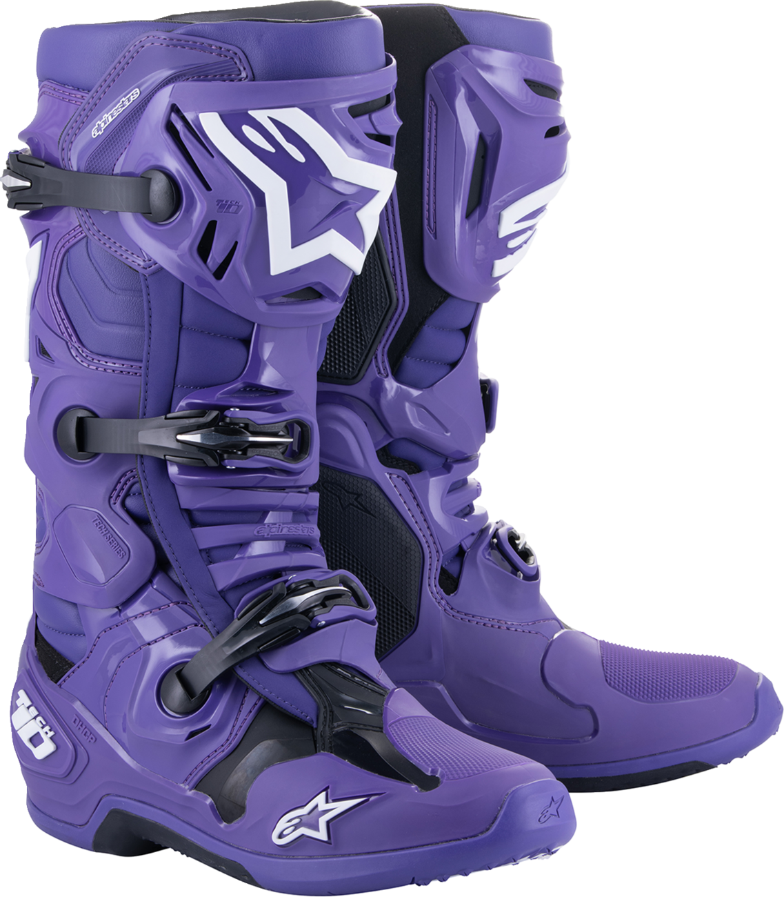 Adult - Alpinestars Tech 10 Boots - Purple/Black
