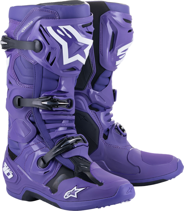 Adult - Alpinestars Tech 10 Boots - Purple/Black