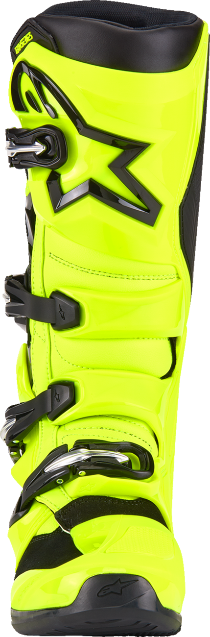 Adult - Alpinestars Tech 7 Boots - Fluorescent Yellow/Black