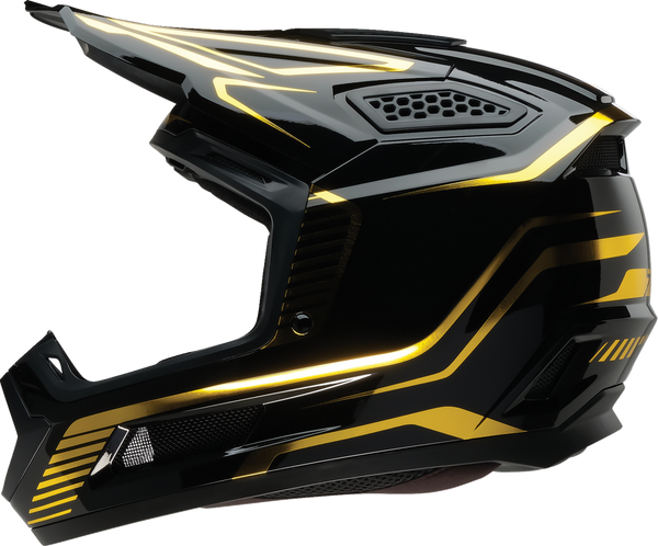 Adult - Z1R Dirt Maxx Monogram Helmet - Black/Gold