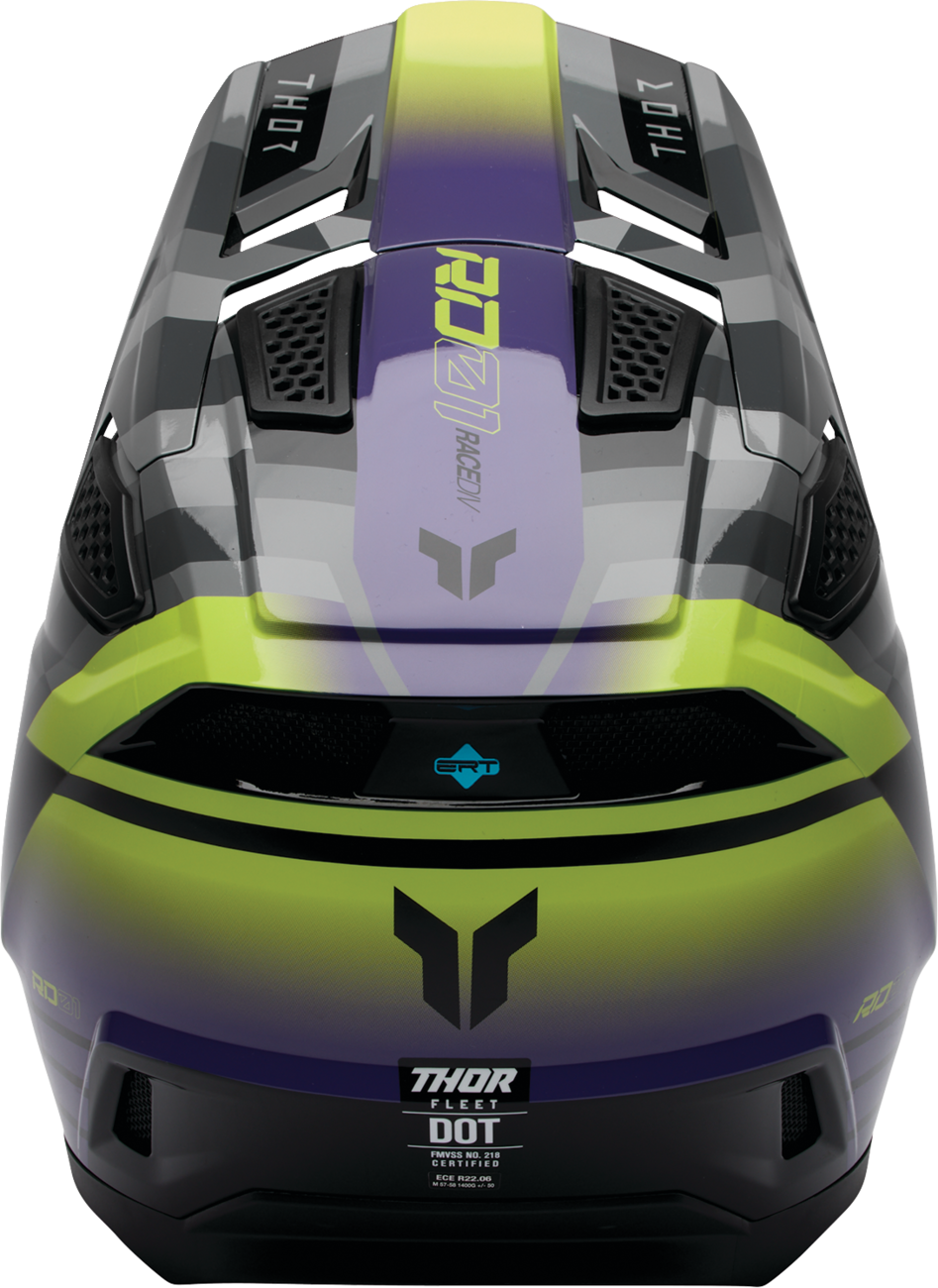 Adult - Thor Fleet Camber Helmet - Black/Purple