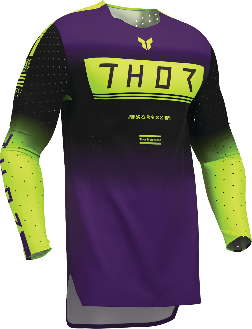 Adult - Thor Sportmode Geo Jersey - Black/Purple