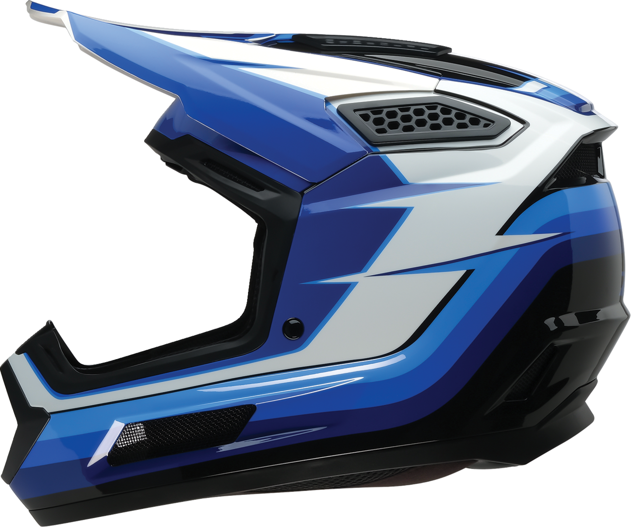 Adult - Z1R Dirt Maxx Vortex Helmet - Blue/White