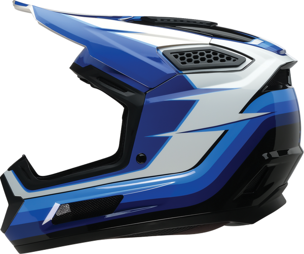 Adult - Z1R Dirt Maxx Vortex Helmet - Blue/White