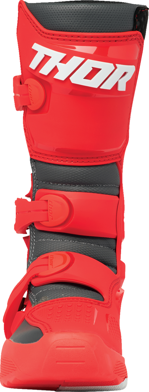 Youth - Thor Blitz XR Boots - Red/Charcoal
