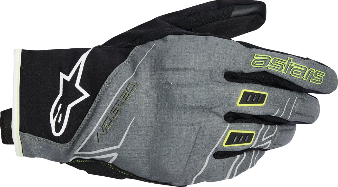 Adult - Alpinestars Moblast WP Gloves - Fur Gray/Black/Sulphur Yellow