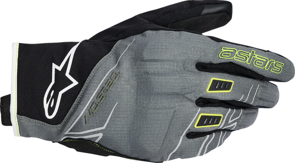 Adult - Alpinestars Moblast WP Gloves - Fur Gray/Black/Sulphur Yellow