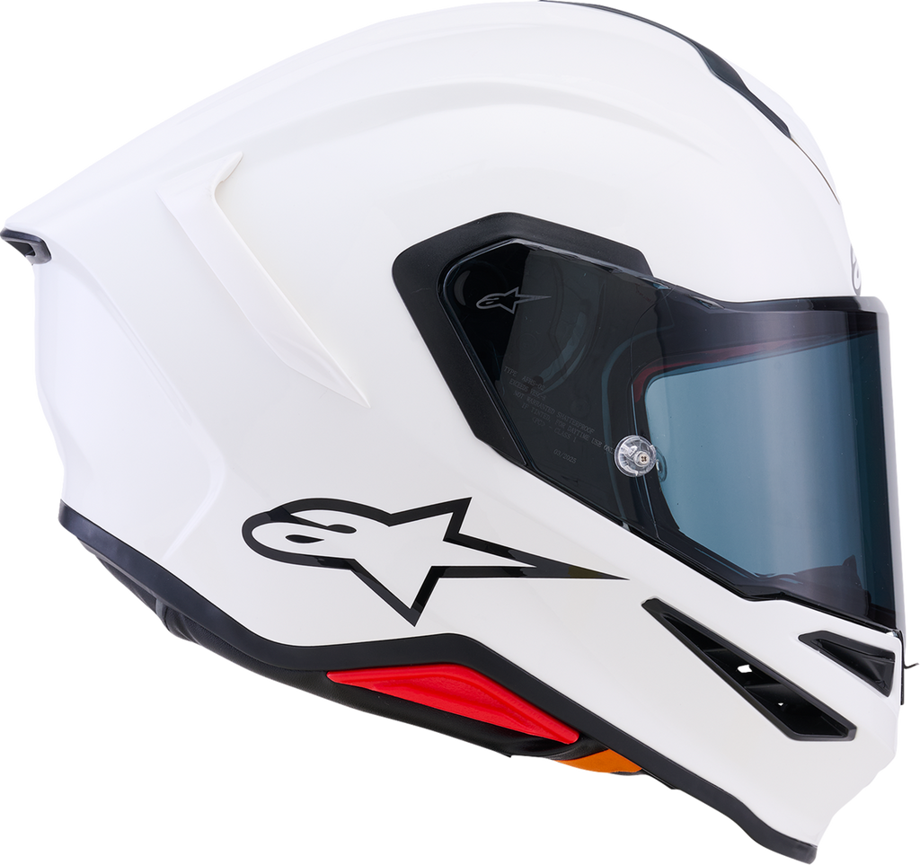 Adult - Alpinestars Supertech R7 Helmet - Gloss White