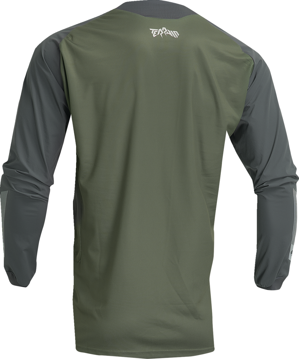 Adult - Thor Terrain Jersey - Army/Charcoal