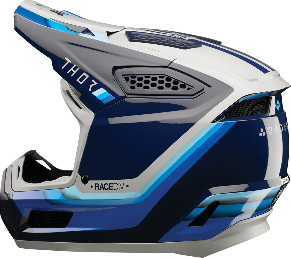 Adult - Thor Fleet Defy Helmet - Blue/Gray