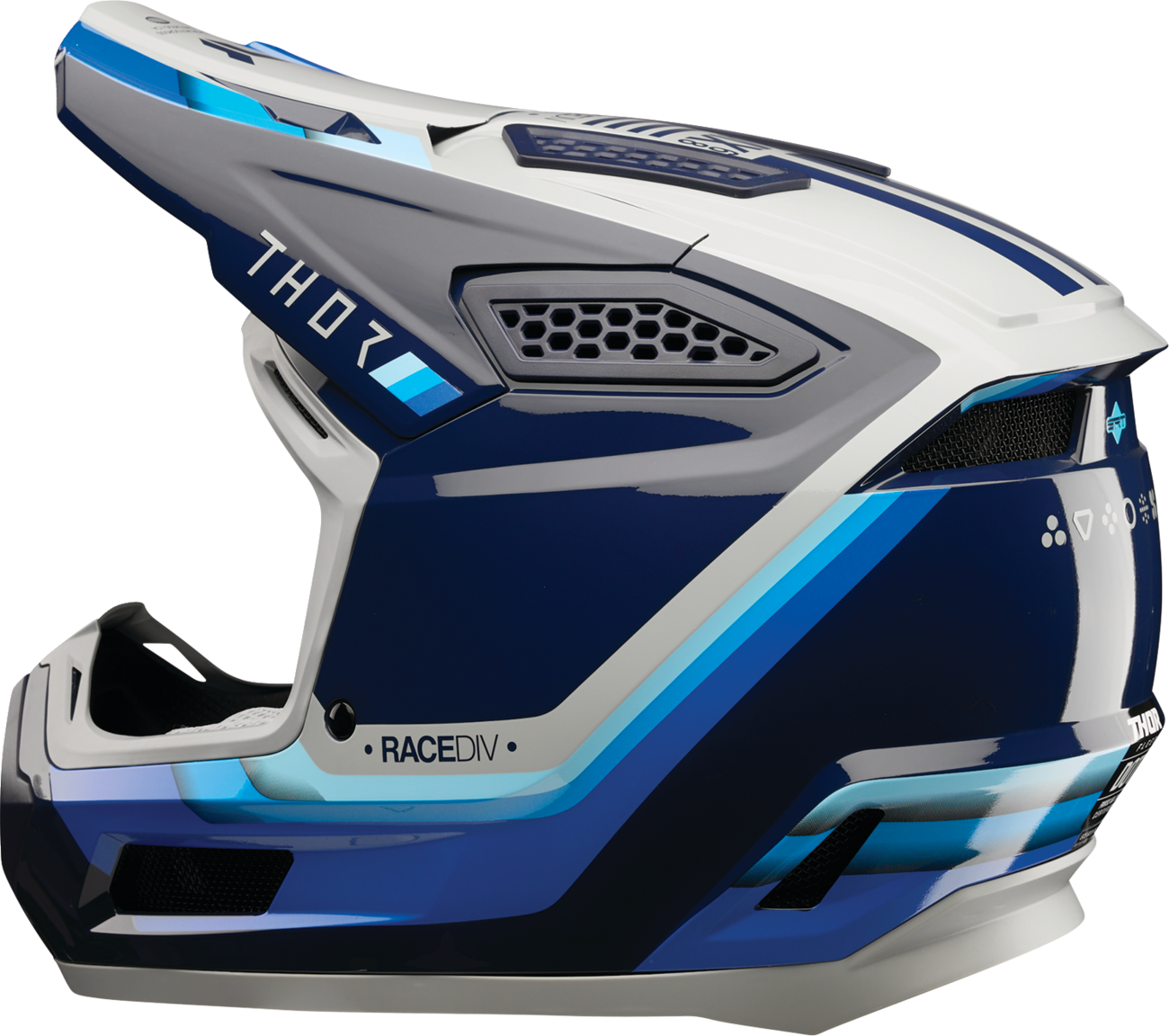 Adult - Thor Fleet Defy Helmet - Blue/Gray