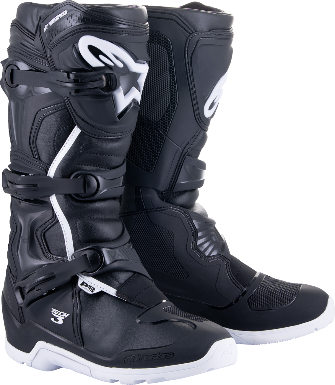 Adult - Alpinestars Tech 3 Enduro Waterproof Boots - Black/White