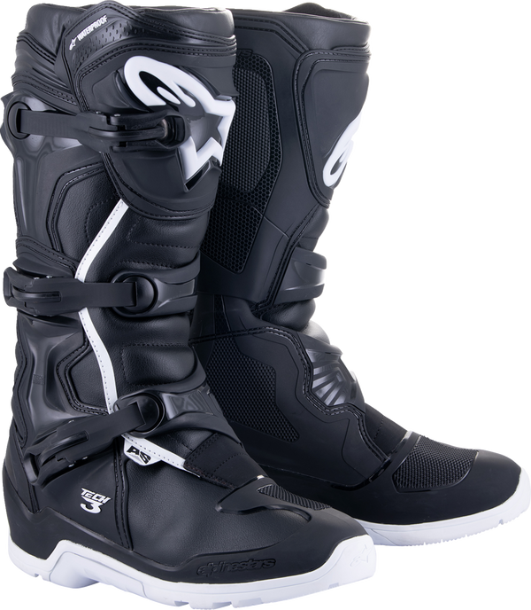 Adult - Alpinestars Tech 3 Enduro Waterproof Boots - Black/White